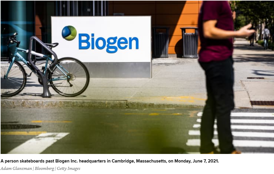 Biogen faces tough questions over $56K-a-year price of newly approved Alzheimer’s drug